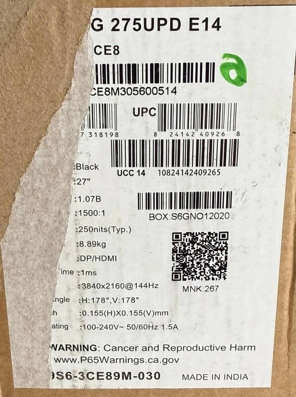 MSI MAG 275UPD E14 Monitors New