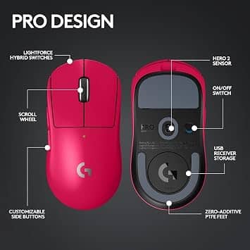 Logitech G Pro X Superlight 2 Mice pink New