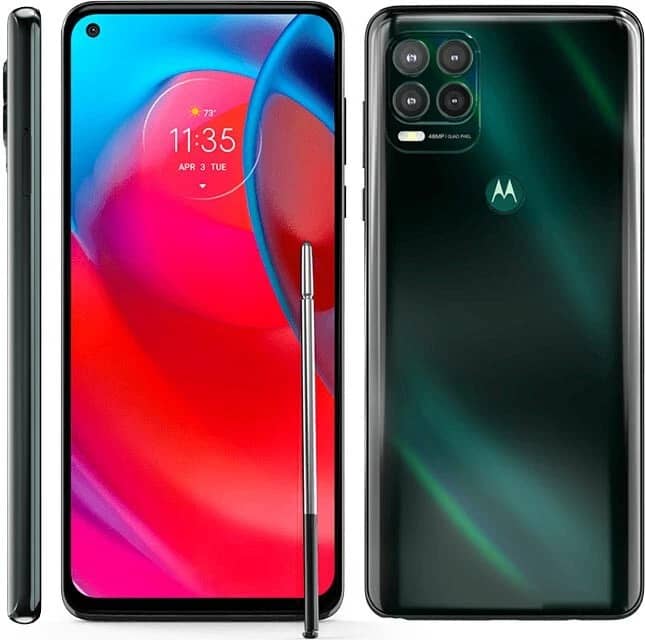Motorola Moto G Stylus 5G 2021 Cell Phones Blue Unlocked 128GB Used - Good