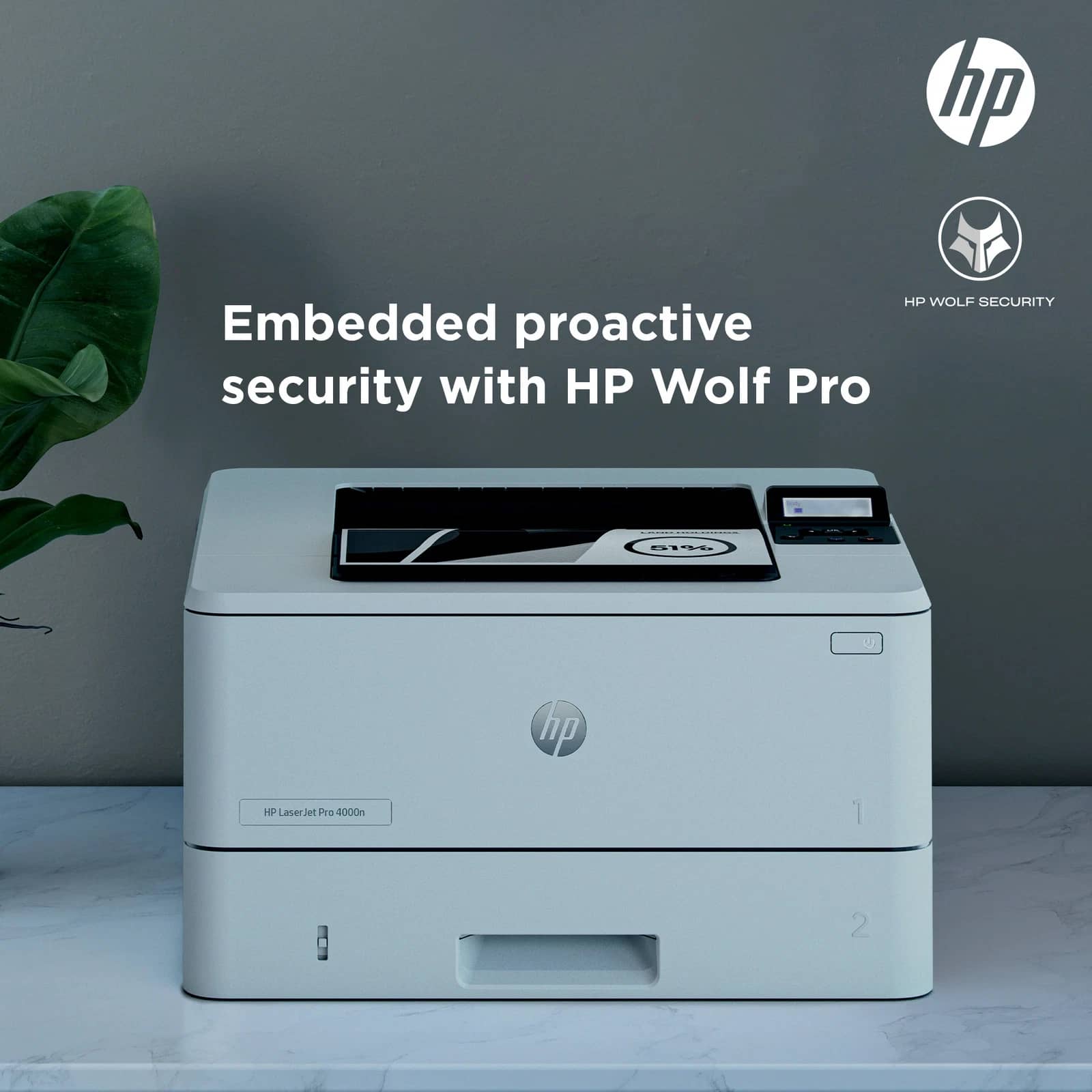 HP HP LaserJet Pro 4001n Printer Printers Open-Box Excellent