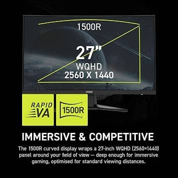 MSI MAG 275CQDF X24 Monitors New