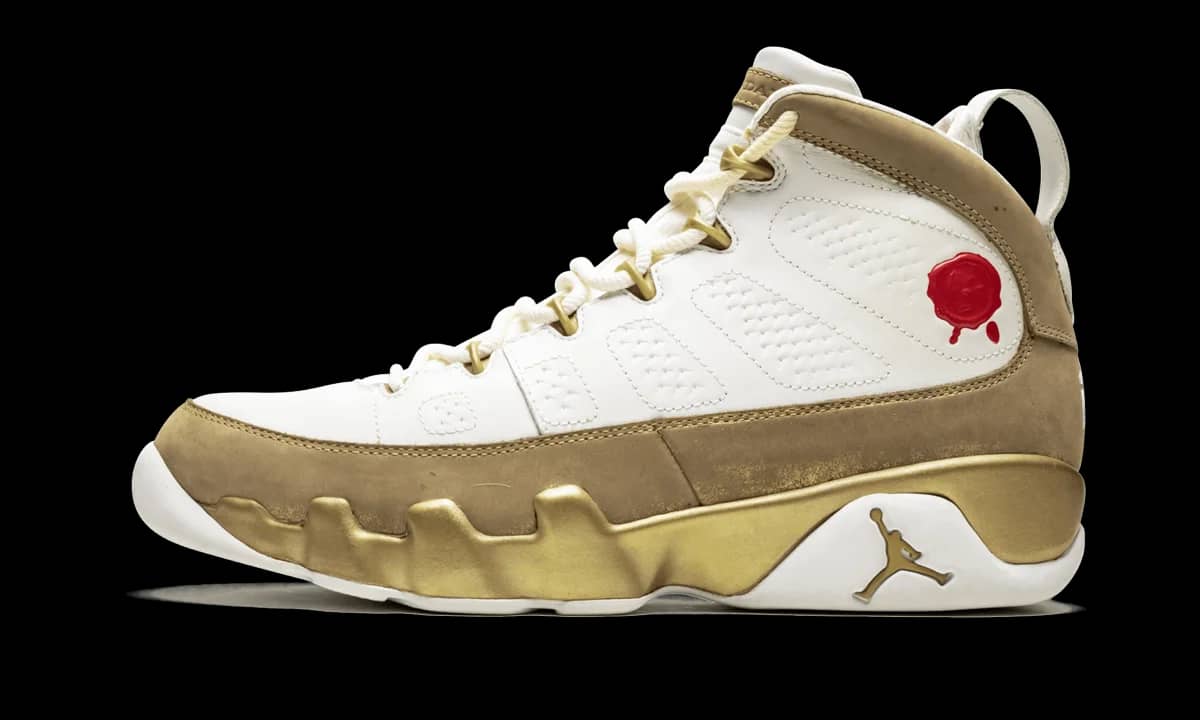 Jordan Air Jordan 9 Retro Sneaker Gray 1.5 New