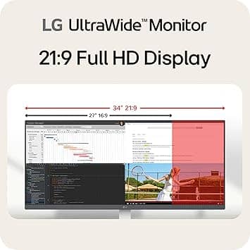 LG 34U530A-W Monitors New