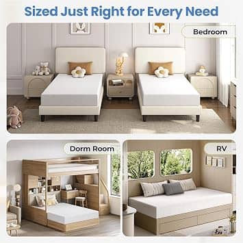 Yaheetech Memory Foam Mattress Mattresses New Twin 8"