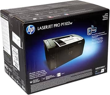 HP LaserJet Pro P1102w Printers Black Used - Good