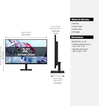 Samsung S70H Monitors 32" New
