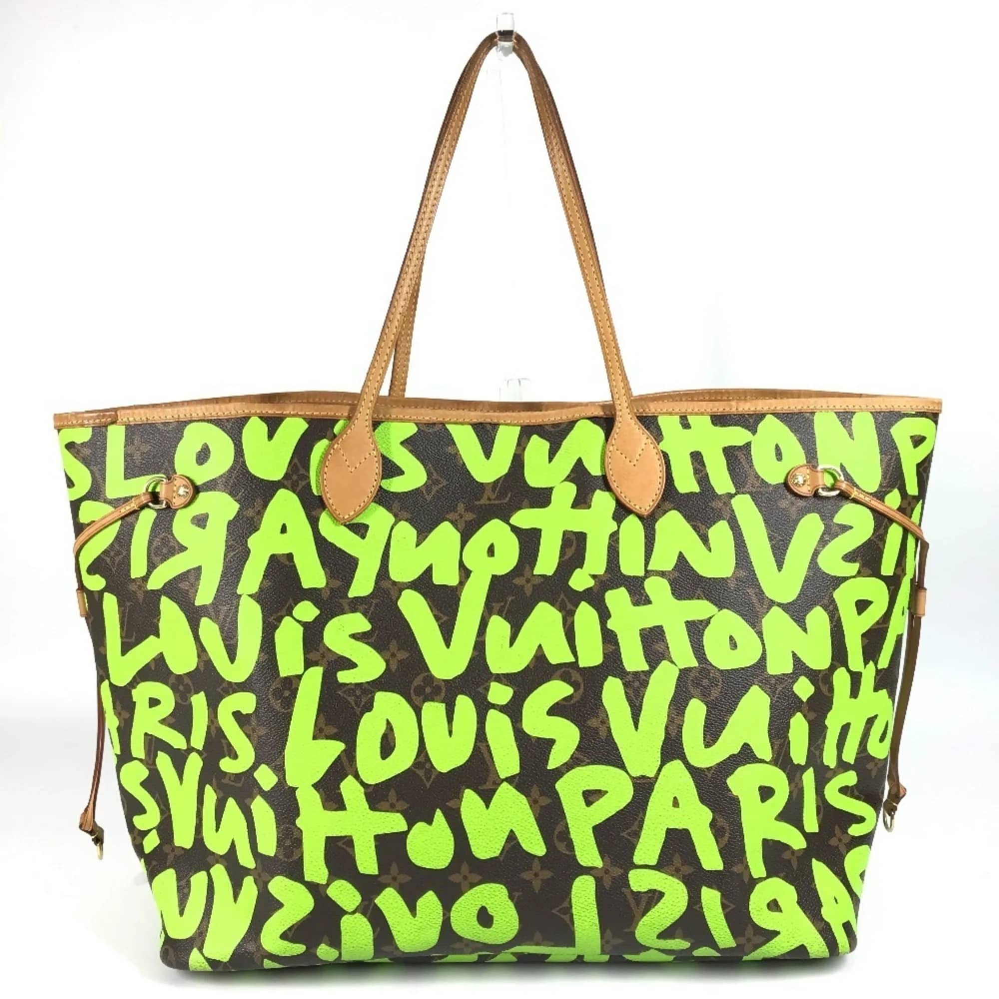 Louis Vuitton Neverfull Women's bags GM Green Monogram Canvas Used - Good