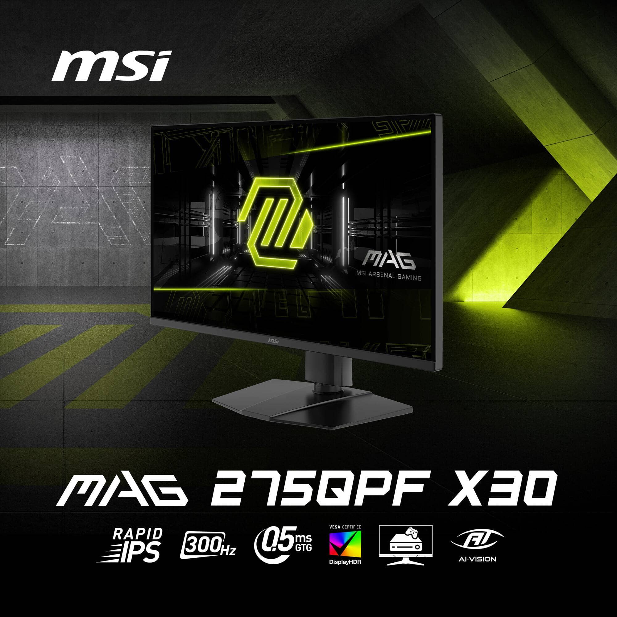 MSI MAG275QPFX30 Monitors New