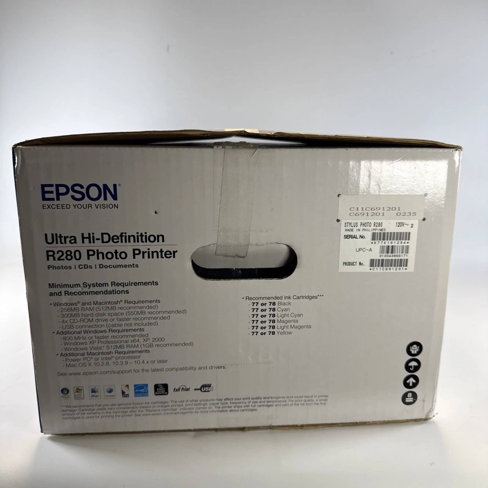 Epson Stylus Photo R280 Printers For parts or not working