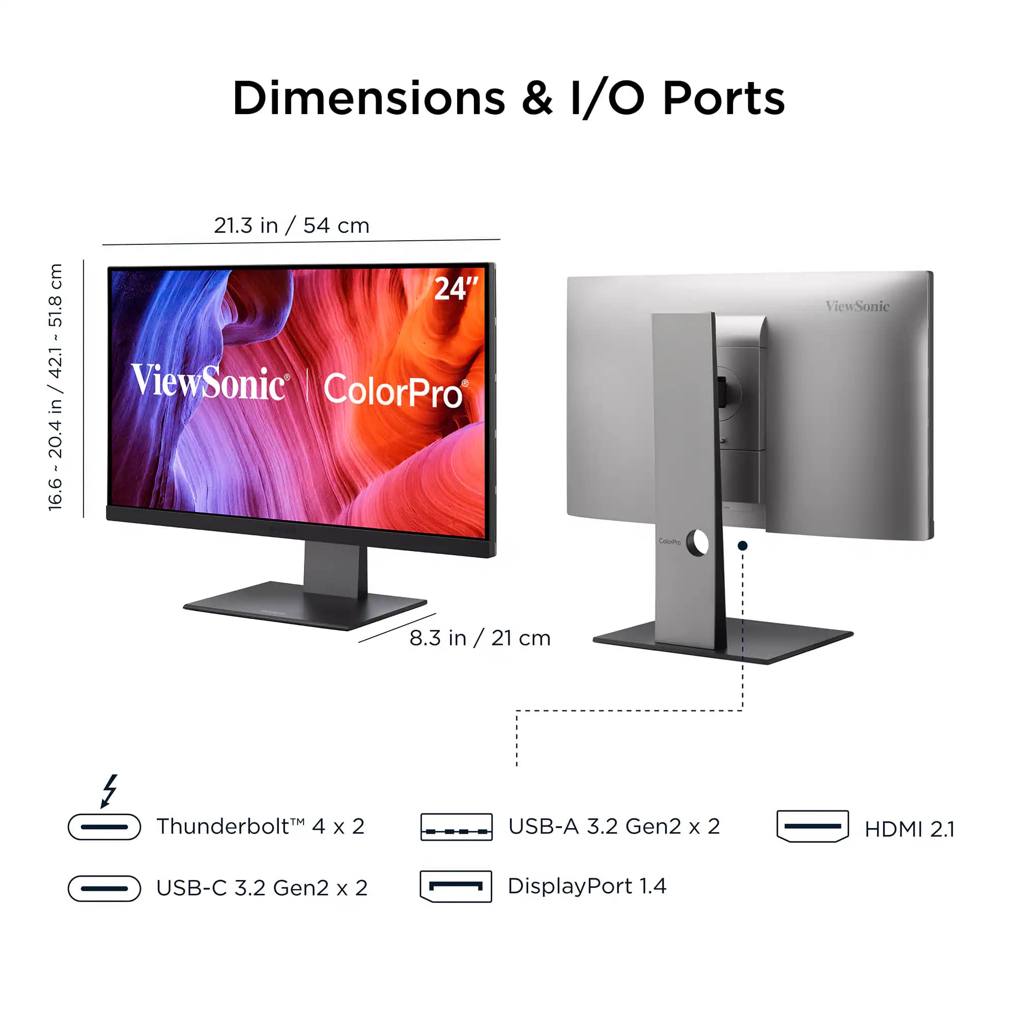ViewSonic VP2488-4K Monitors New