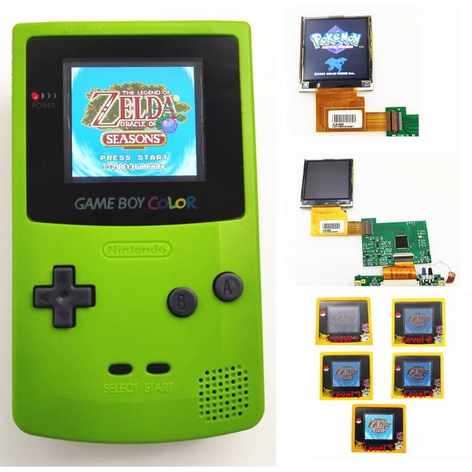 Nintendo Game Boy Color Video Game Consoles Green For parts or not working