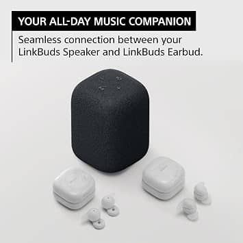 Sony LinkBuds Speaker Portable Bluetooth Speakers Black New