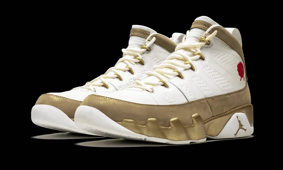 Jordan Air Jordan 9 Retro Sneaker Gray 1.5 New