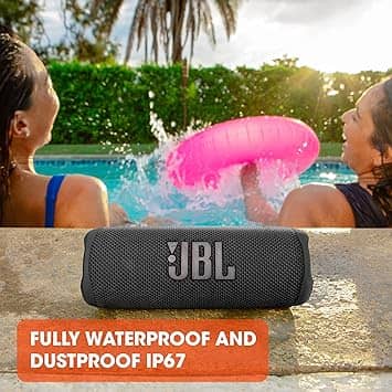 JBL Flip 6 Portable Bluetooth Speakers Gray New