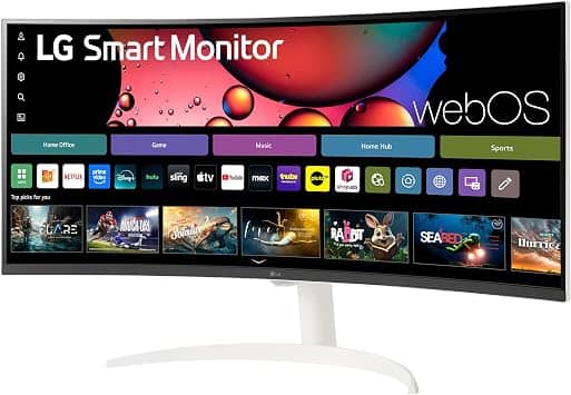 LG 34SR60QC-W Monitors New