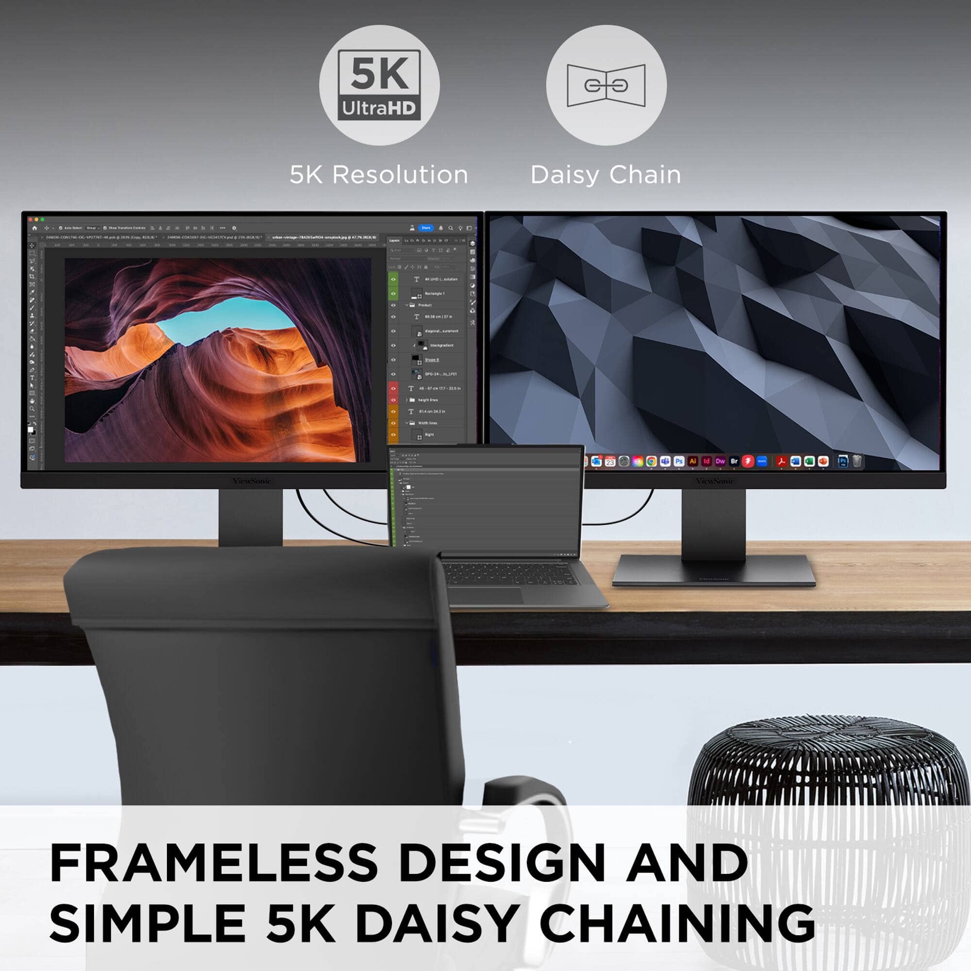 ViewSonic VP2788-5K Monitors New