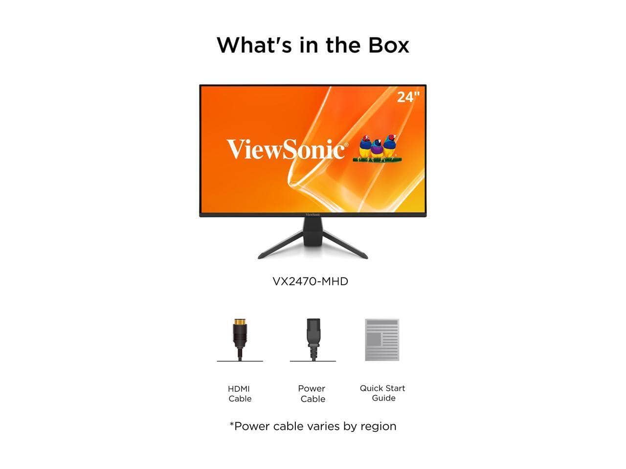 ViewSonic VX2470-MHD Monitors New