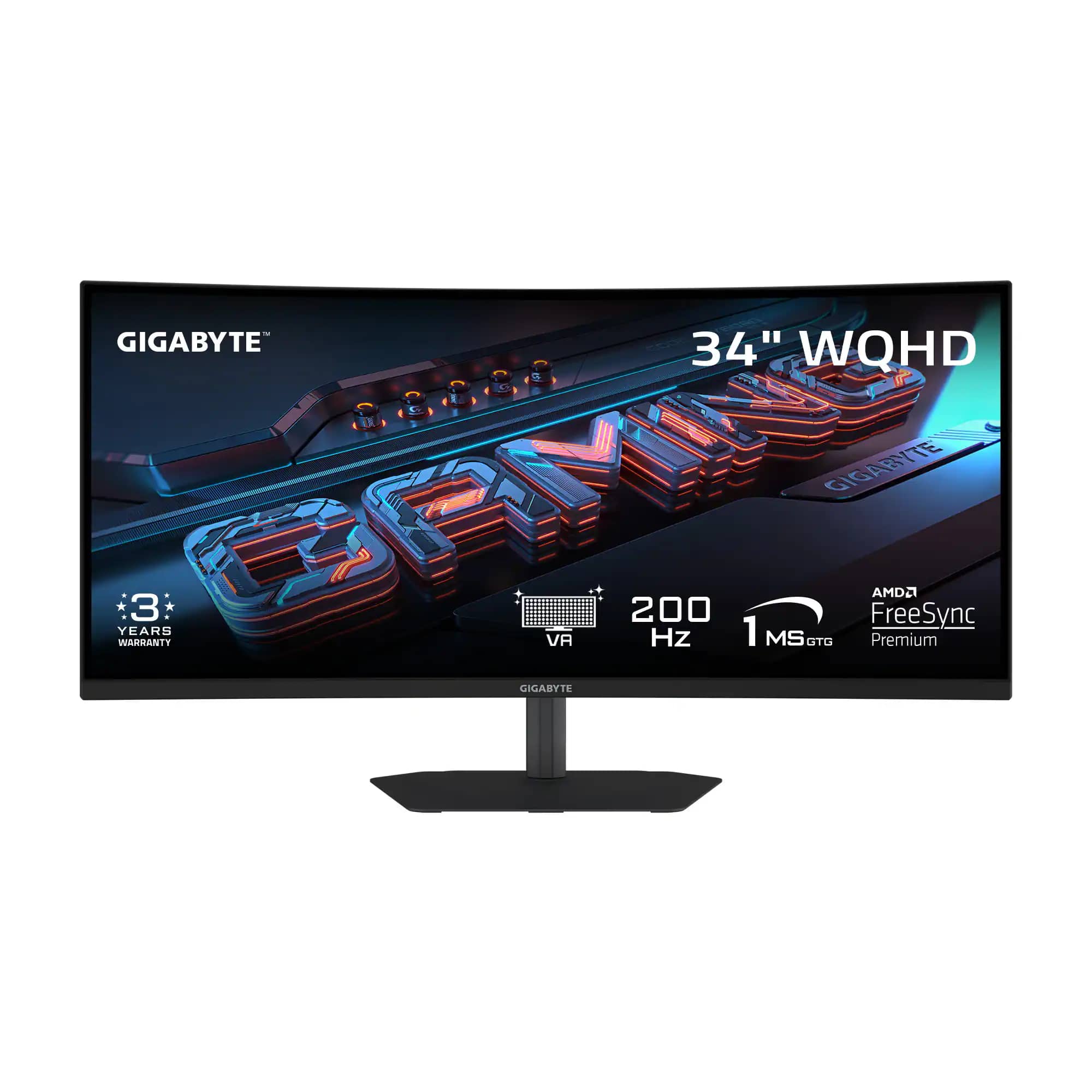GIGABYTE G34WQC2 Monitors New