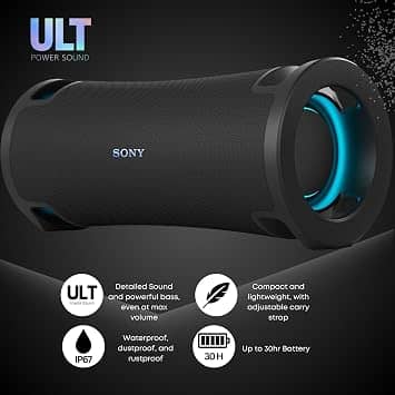 Sony ULT FIELD 7 Portable Bluetooth Speakers Black New