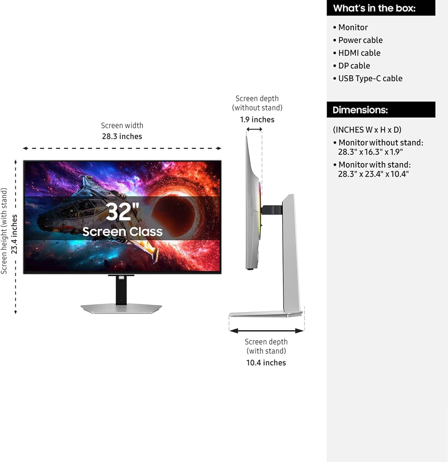 Samsung LS32HG802S Monitors New
