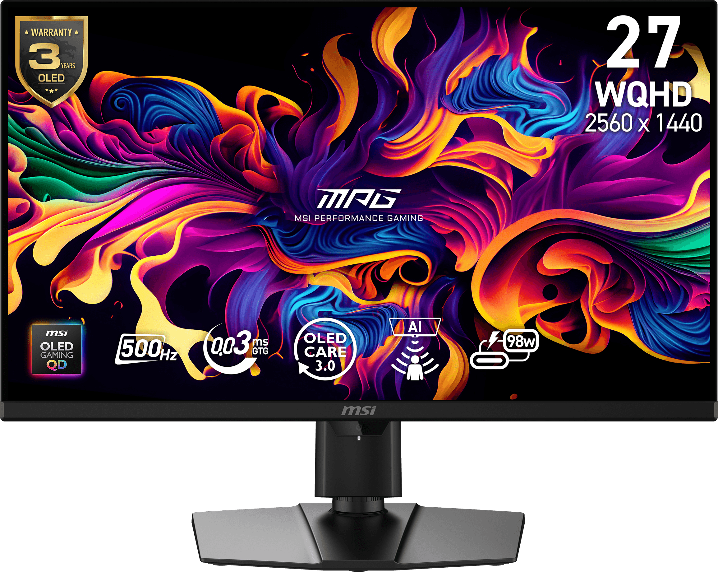 MSI MPG 271QR QD-OLED X50 Monitors New