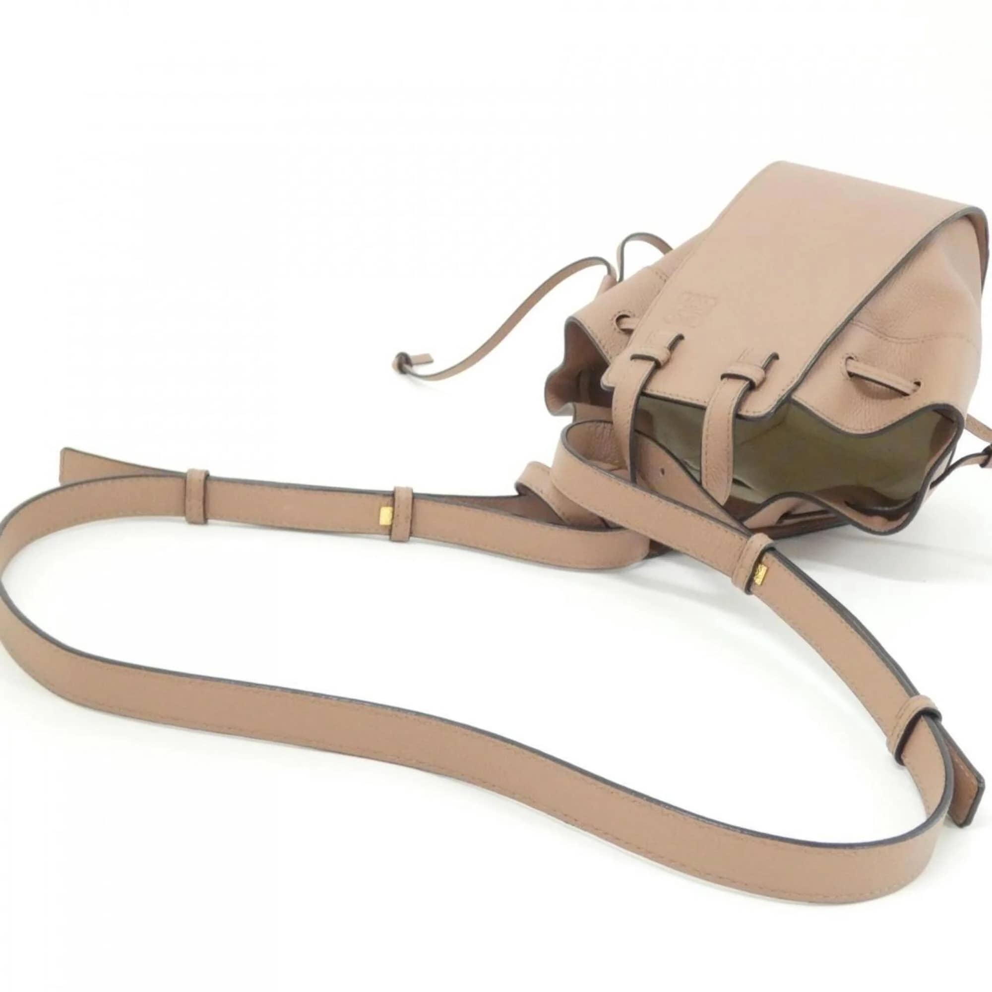 Loewe Hammock Women's bags Compact Beige Calfskin Used - Good