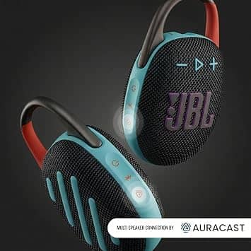 JBL Clip 5 Portable Bluetooth Speakers Purple New