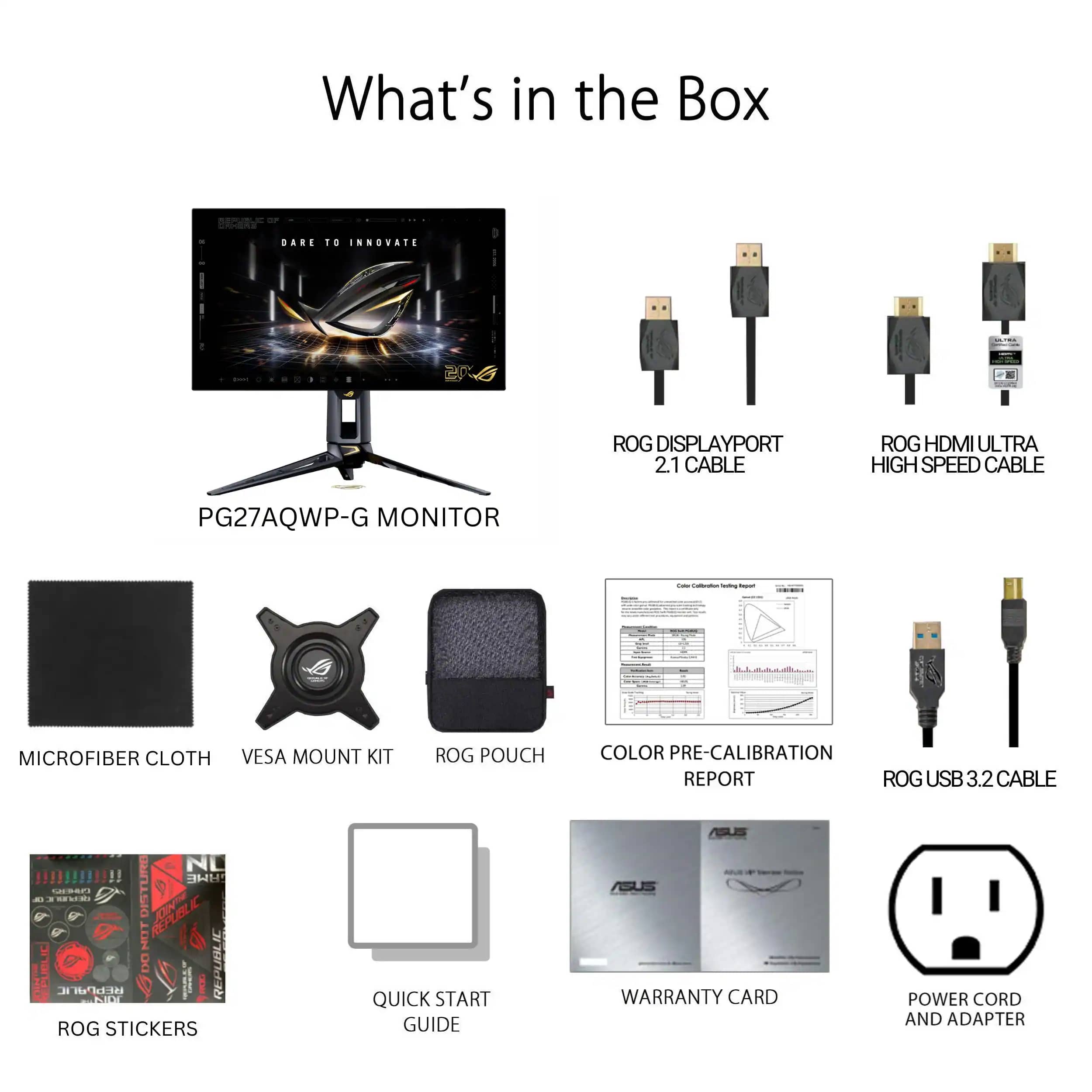 ASUS PG27AQWP-G Monitors New