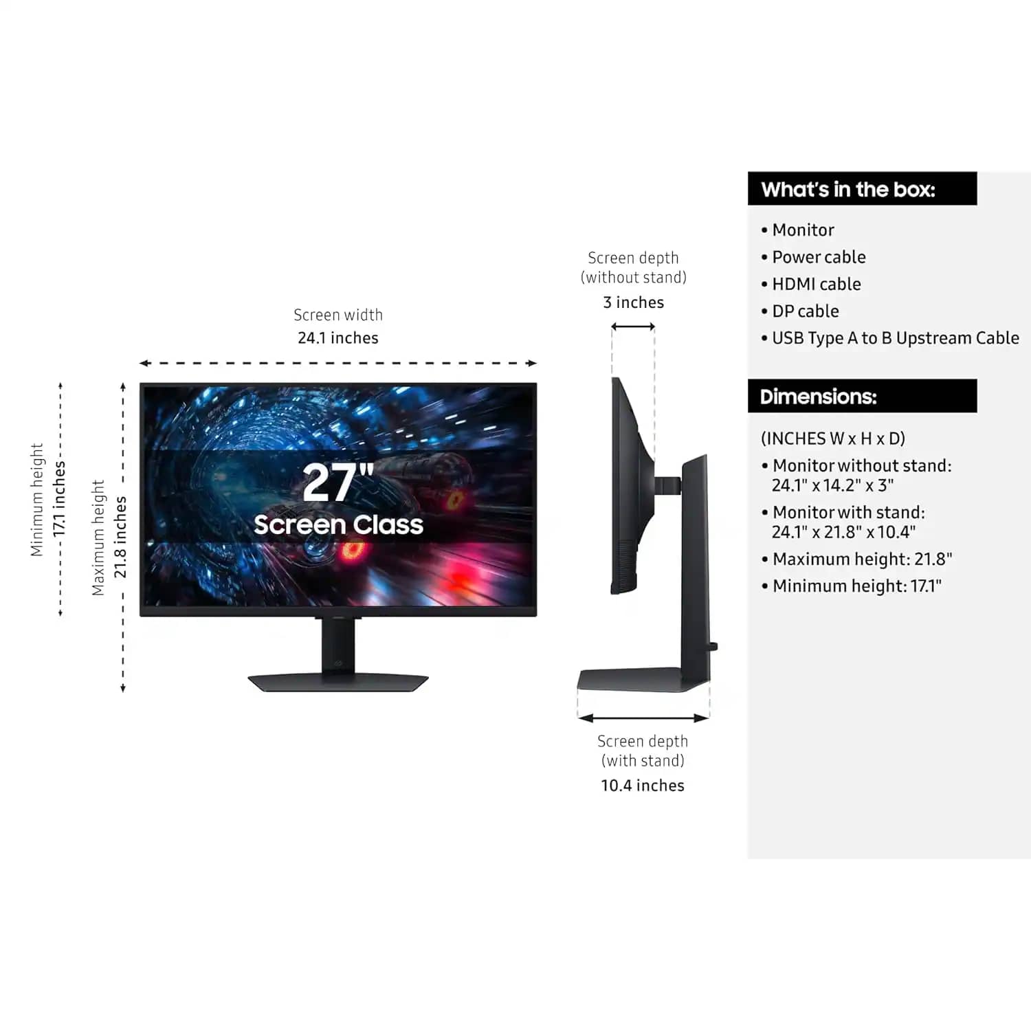 Samsung LS27FG706E Monitors New