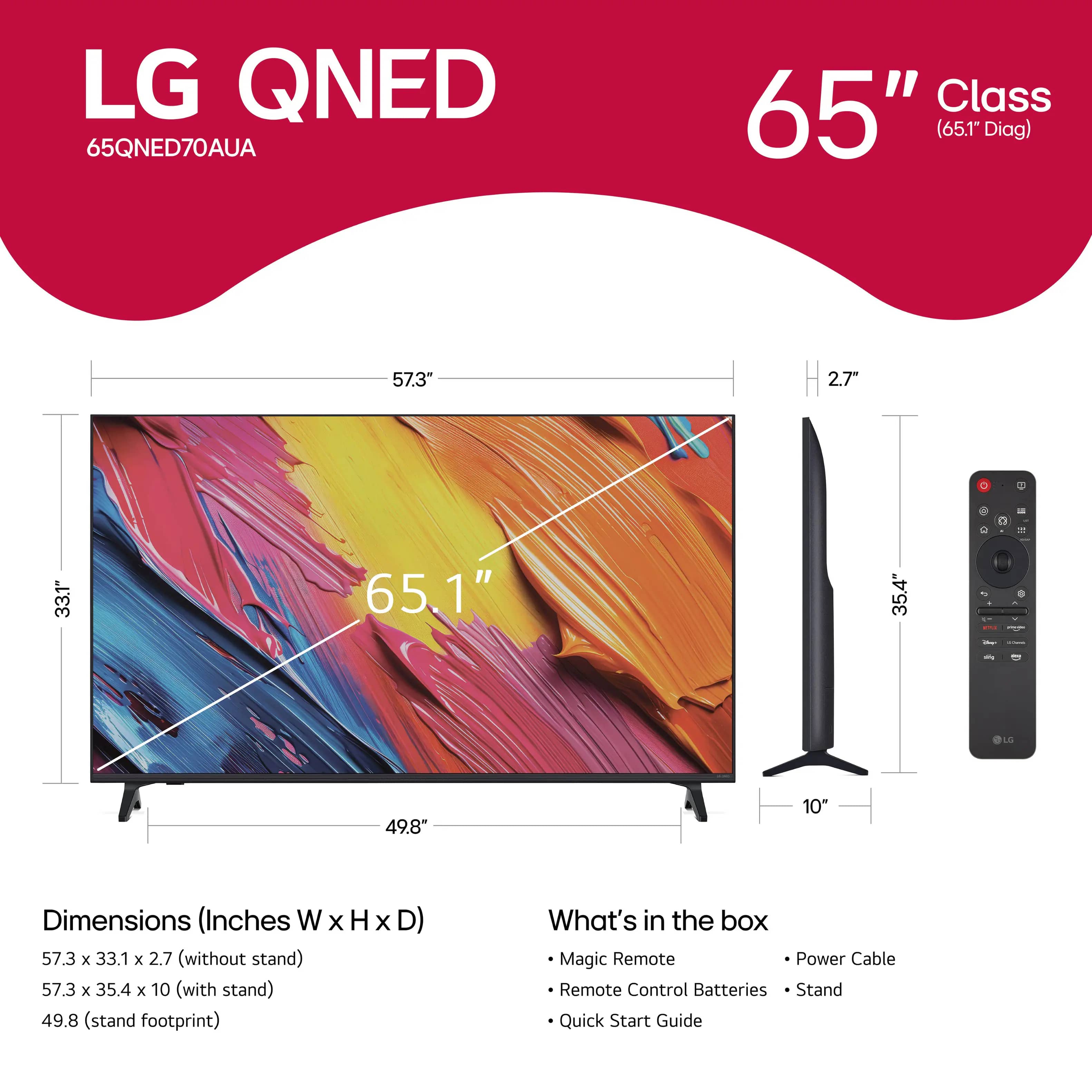 LG QNED70A TVs 43 inch New