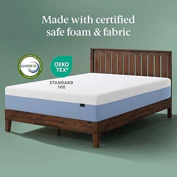 Zinus Cooling Essential Mattresses New Queen 6"