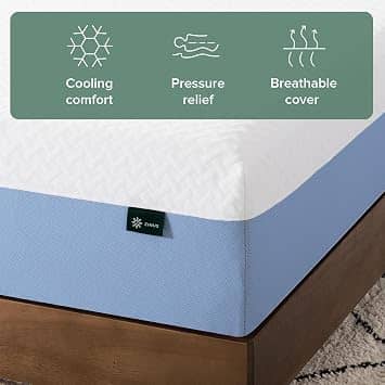 Zinus Cooling Essential Mattresses New Queen 6"