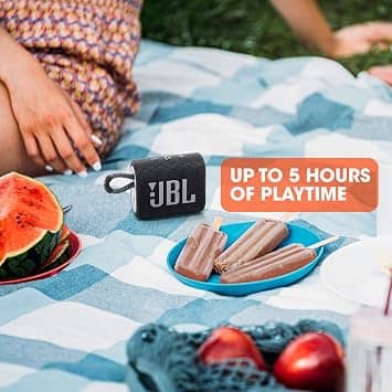 JBL Go 3 Portable Bluetooth Speakers Gray New