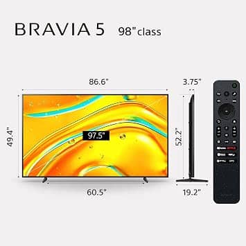 Sony BRAVIA 5 K-XR50 TVs 55 inch New