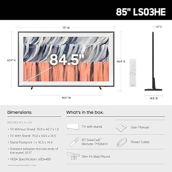 Samsung The Frame-LS03HE TVs 55 inch New