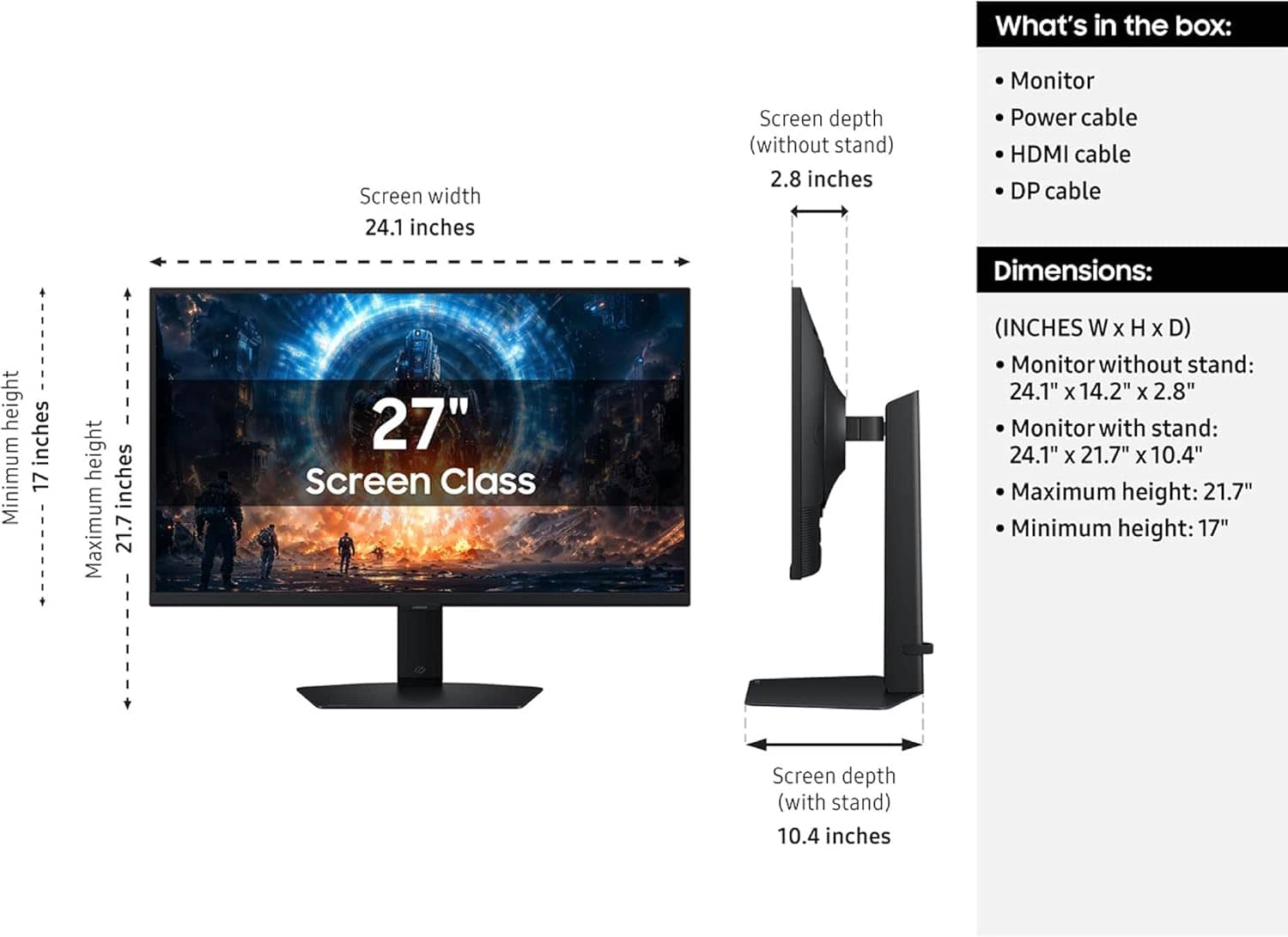 Samsung LS27FG60DE Monitors New