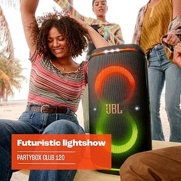 JBL PartyBox Club 120 Portable Bluetooth Speakers Black New