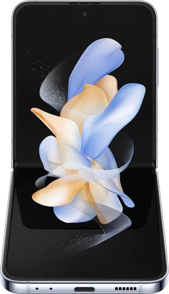 Samsung Galaxy Z Flip4 Cell Phones Blue AT&T 128GB Refurbished - Acceptable