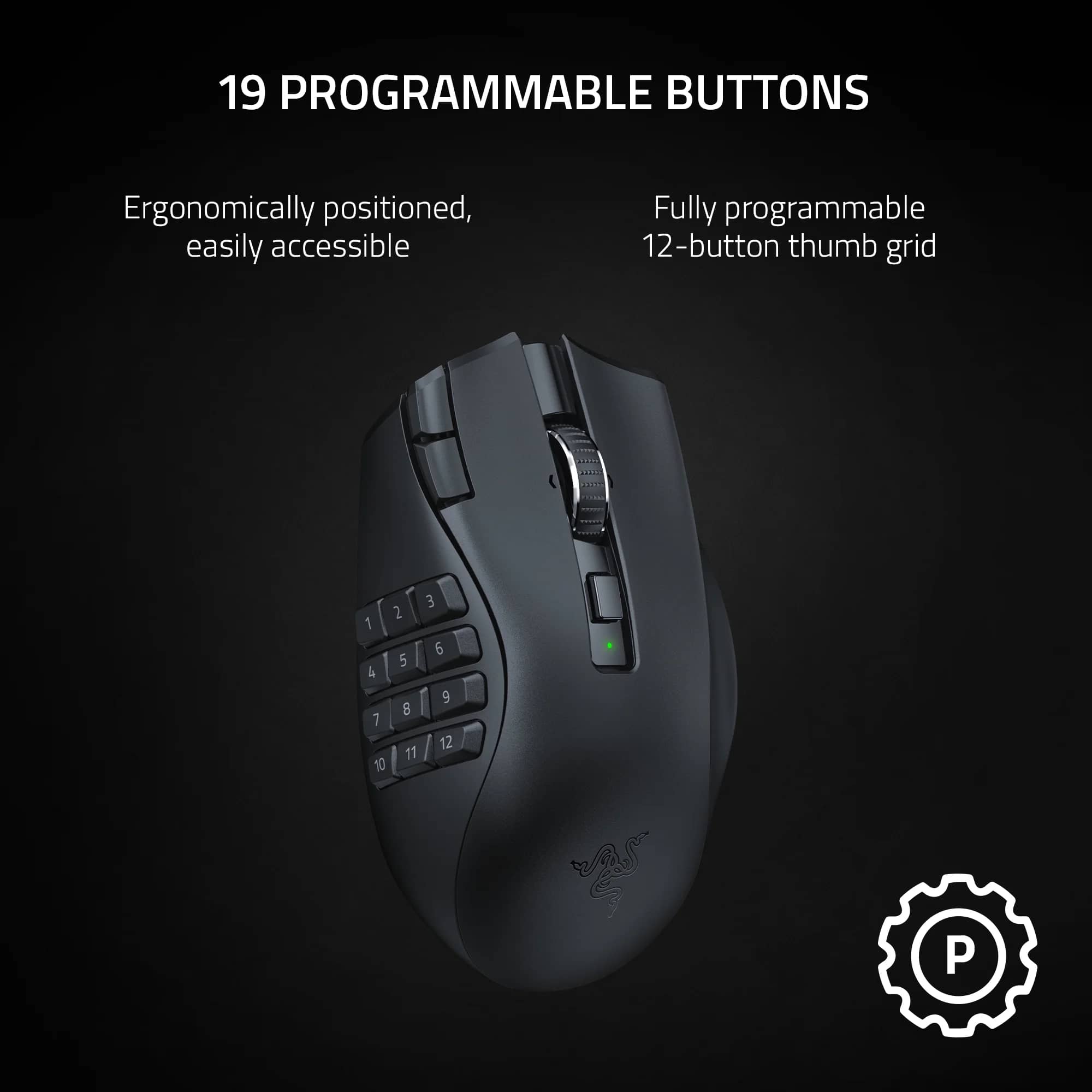 Razer Naga V2 Mice Black New