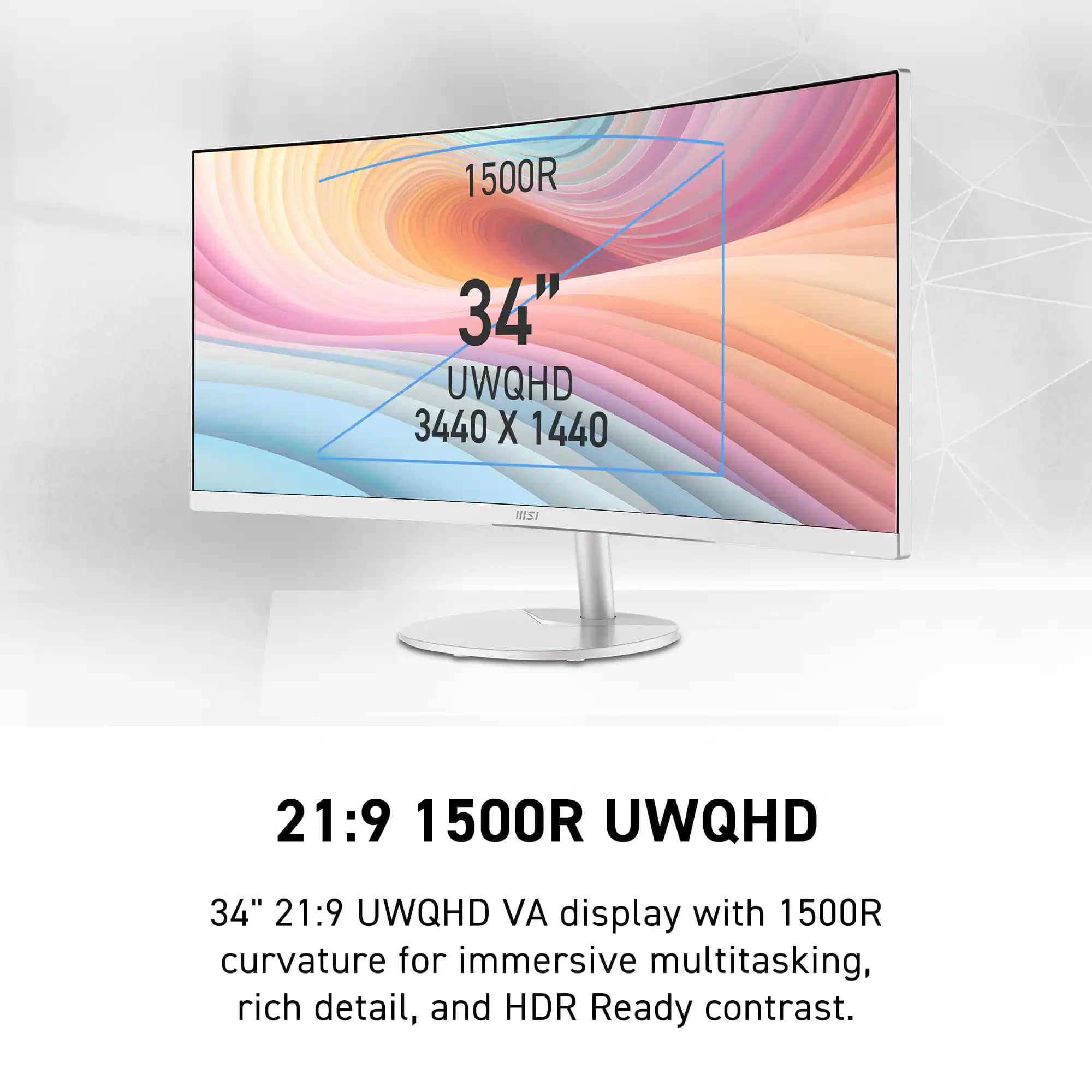MSI PRO MP341CQW E12 Monitors New