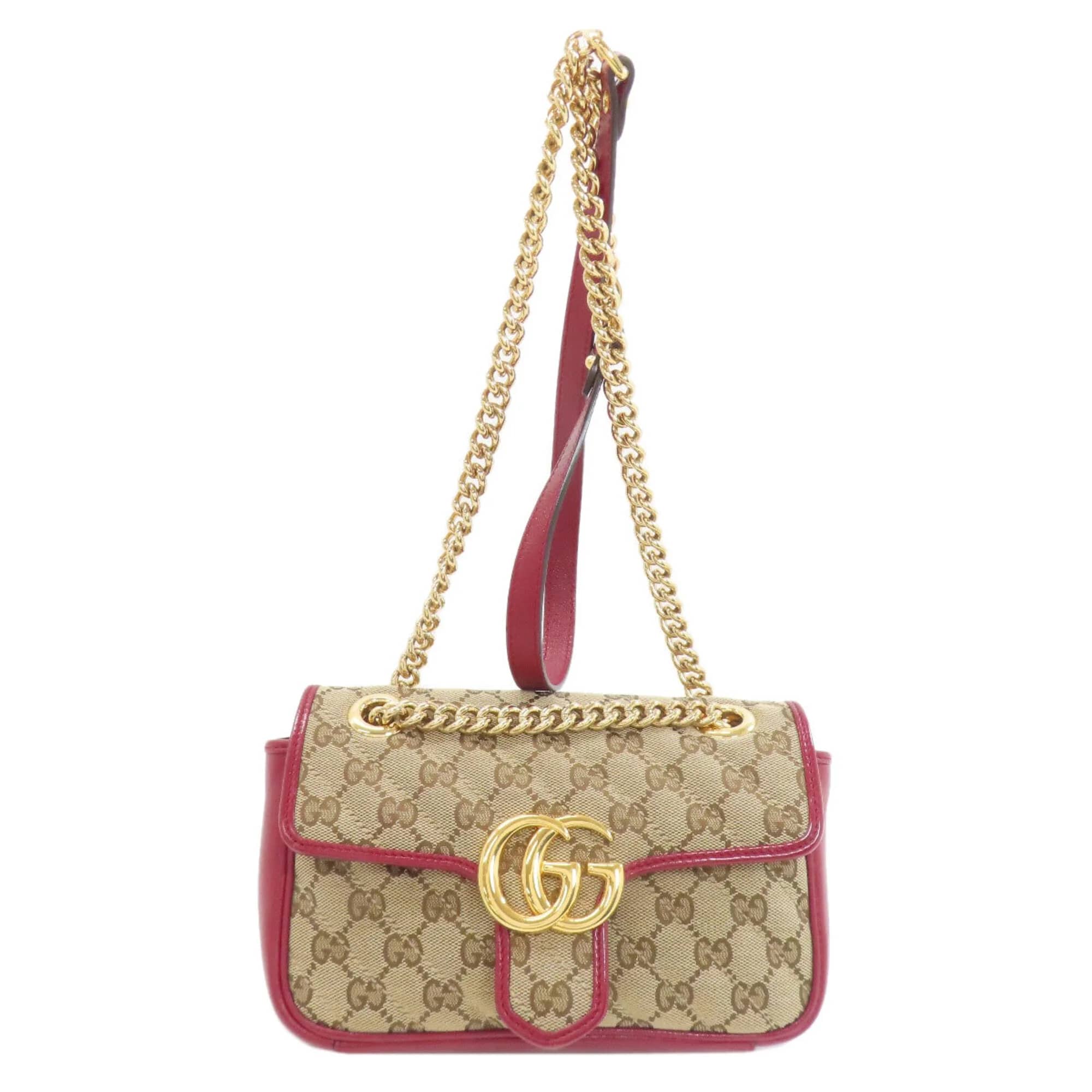 Gucci GG Marmont Women's bags Mini Top Handle Black Leather New
