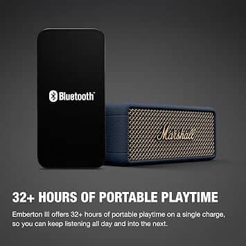 Marshall Emberton III Portable Bluetooth Speakers Green Refurbished - Excellent