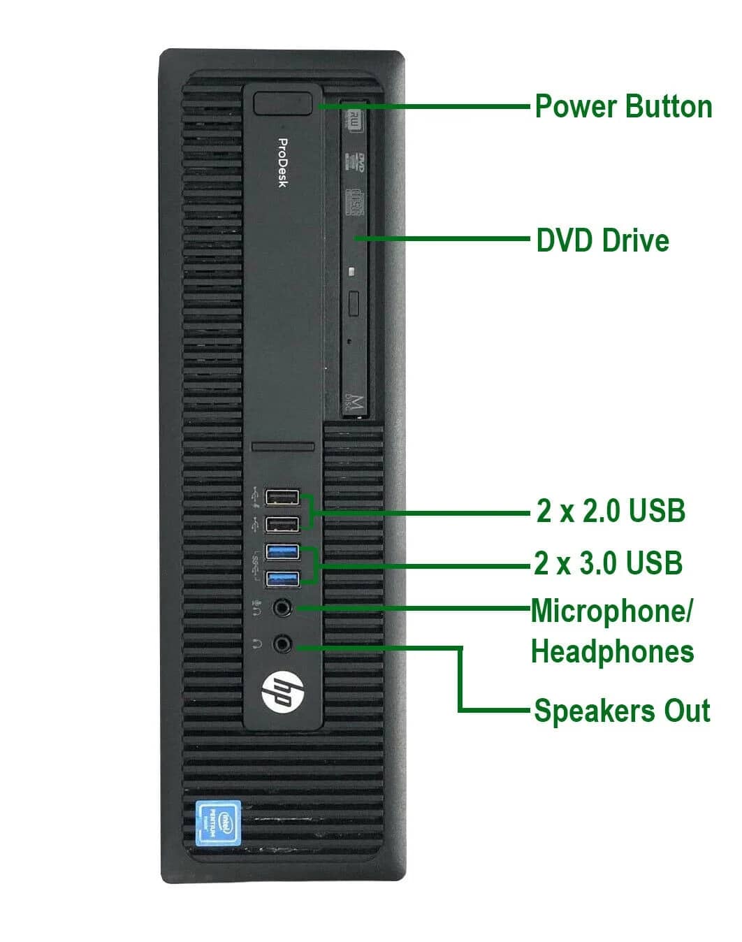 HP ProDesk 600 G2 Computers 120GB 16GB Used - Good