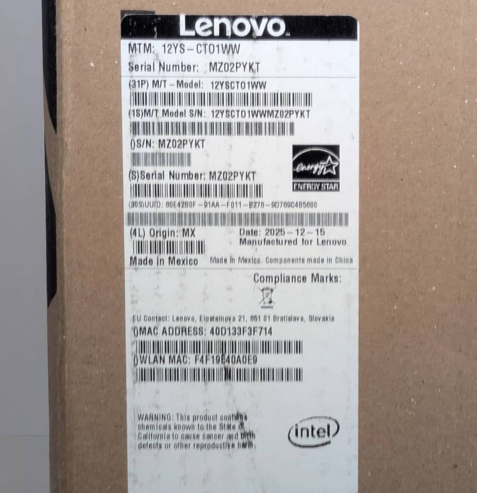 Lenovo ThinkCentre M90t Gen 6 Computers 512GB 16GB New