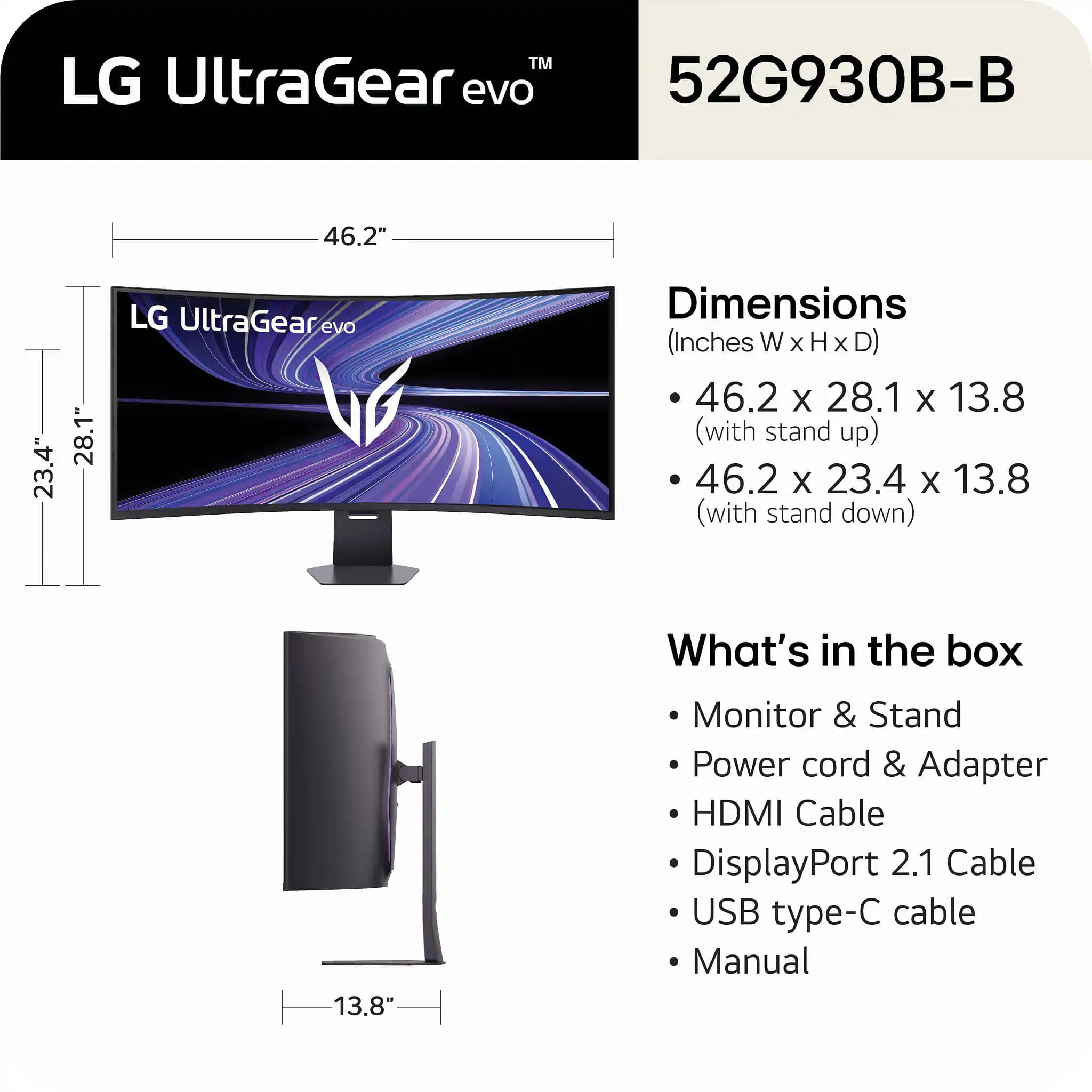 LG 52G930B-B Monitors New
