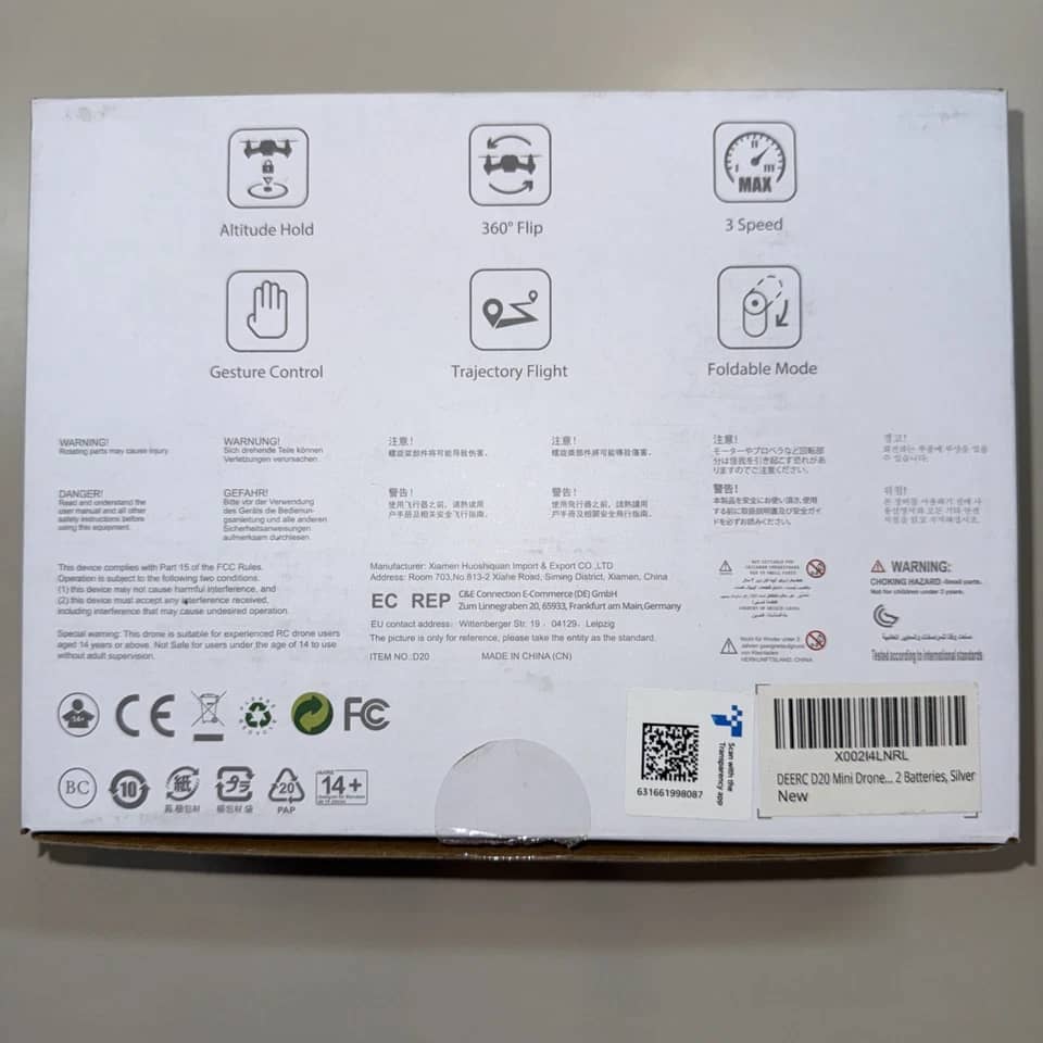 DEERC D20 Quadcopters & Multirotors New
