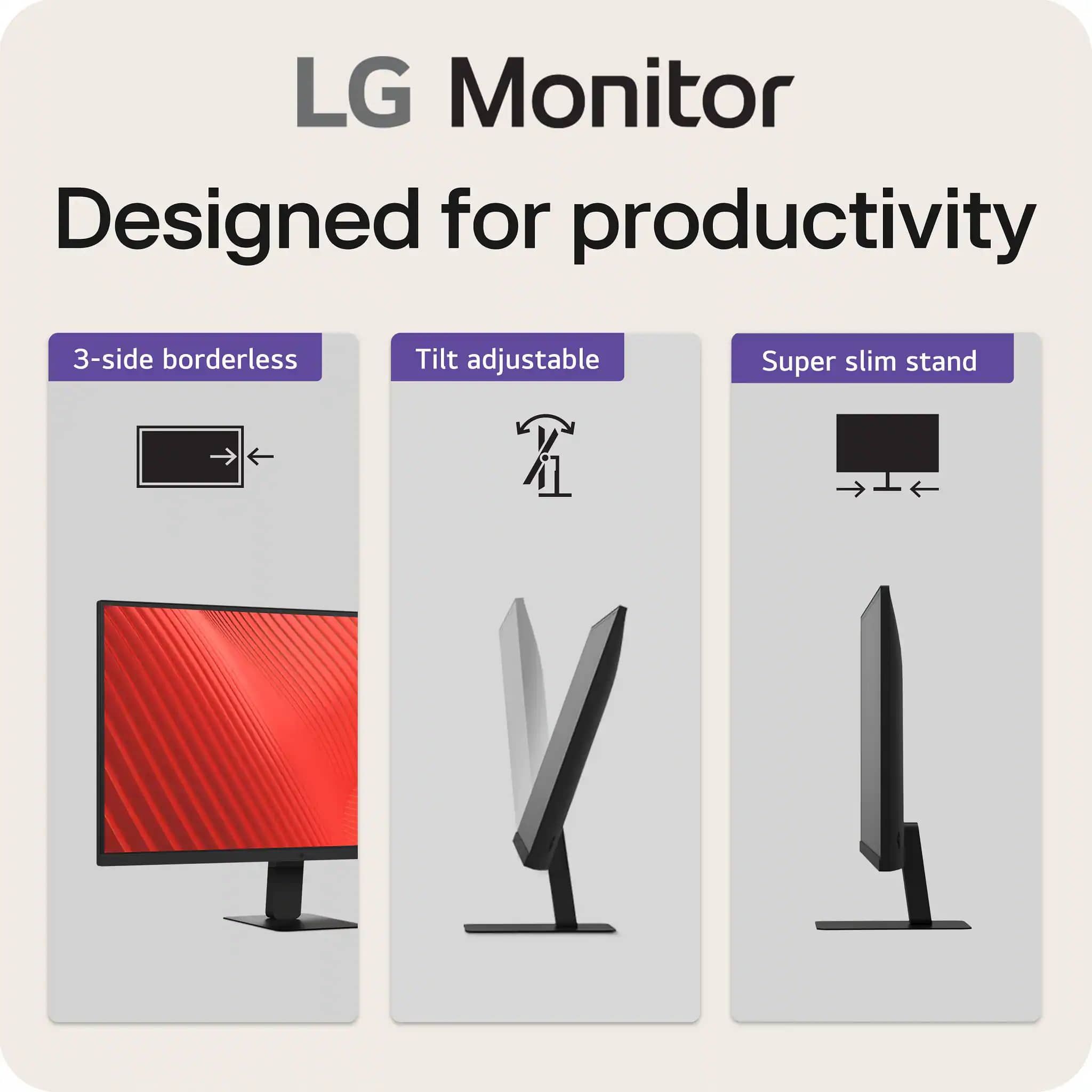 LG U631A-B Monitors New 27"