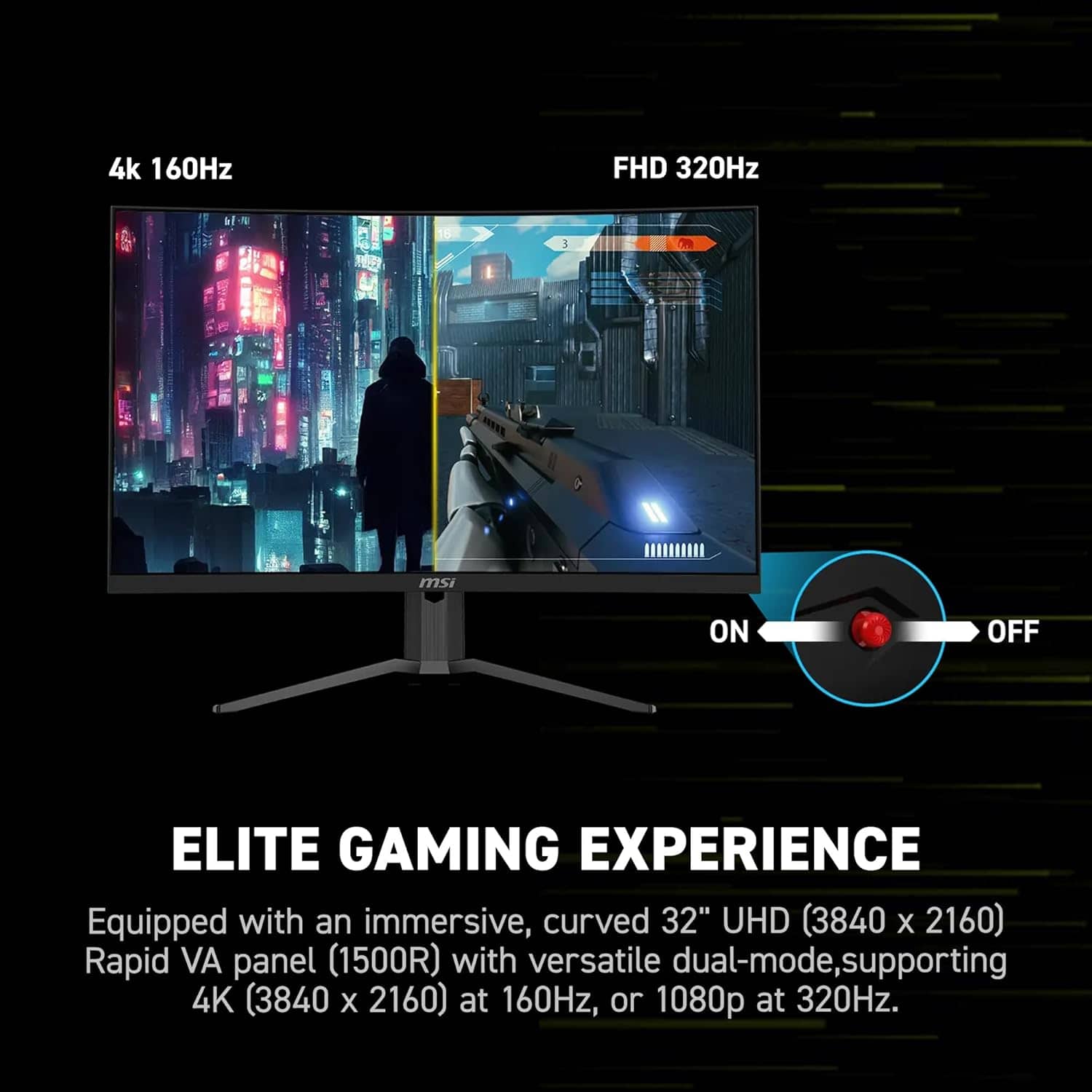 MSI MAG 321CUPDF Monitors New