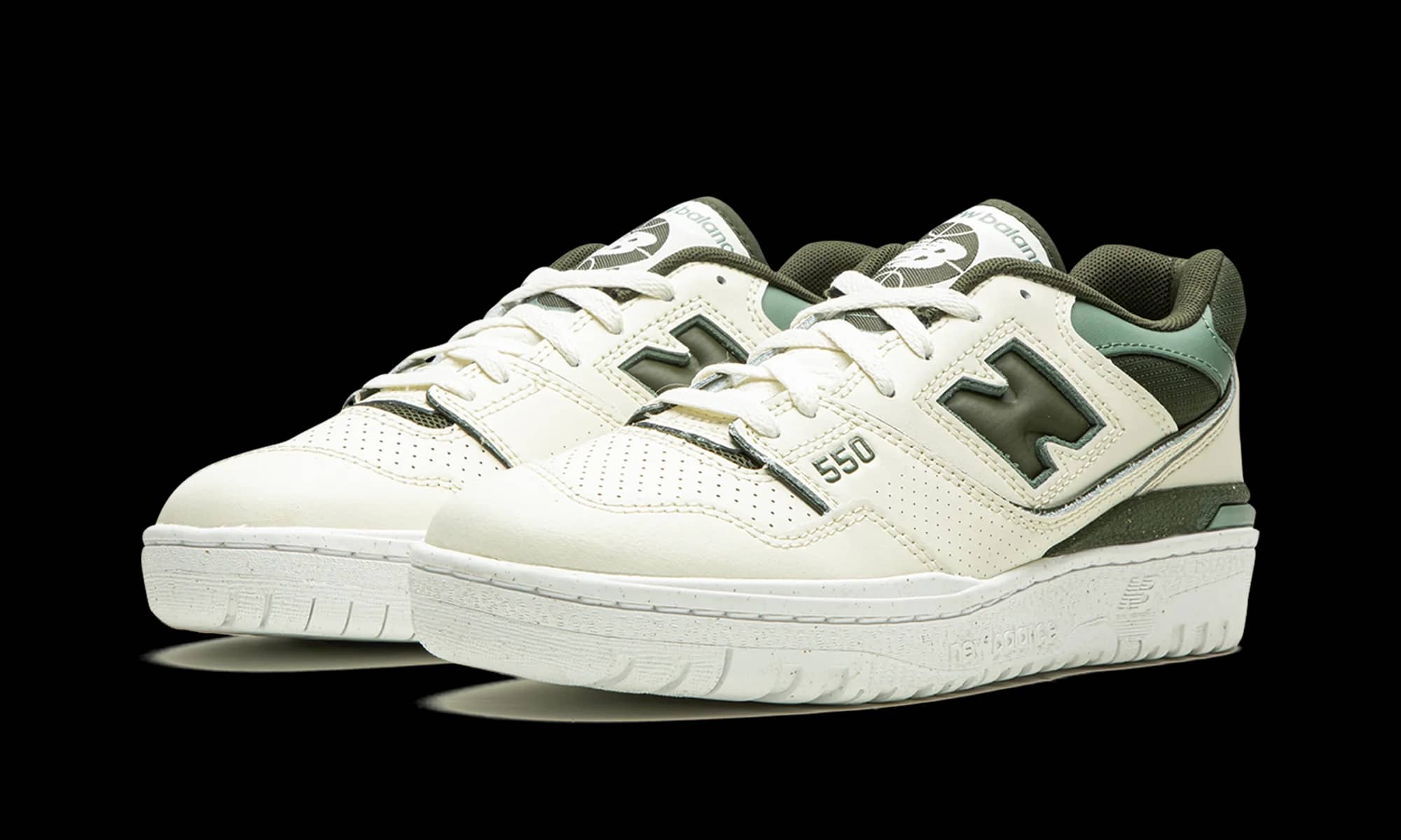 New Balance 550 Sneaker White Full Size Run