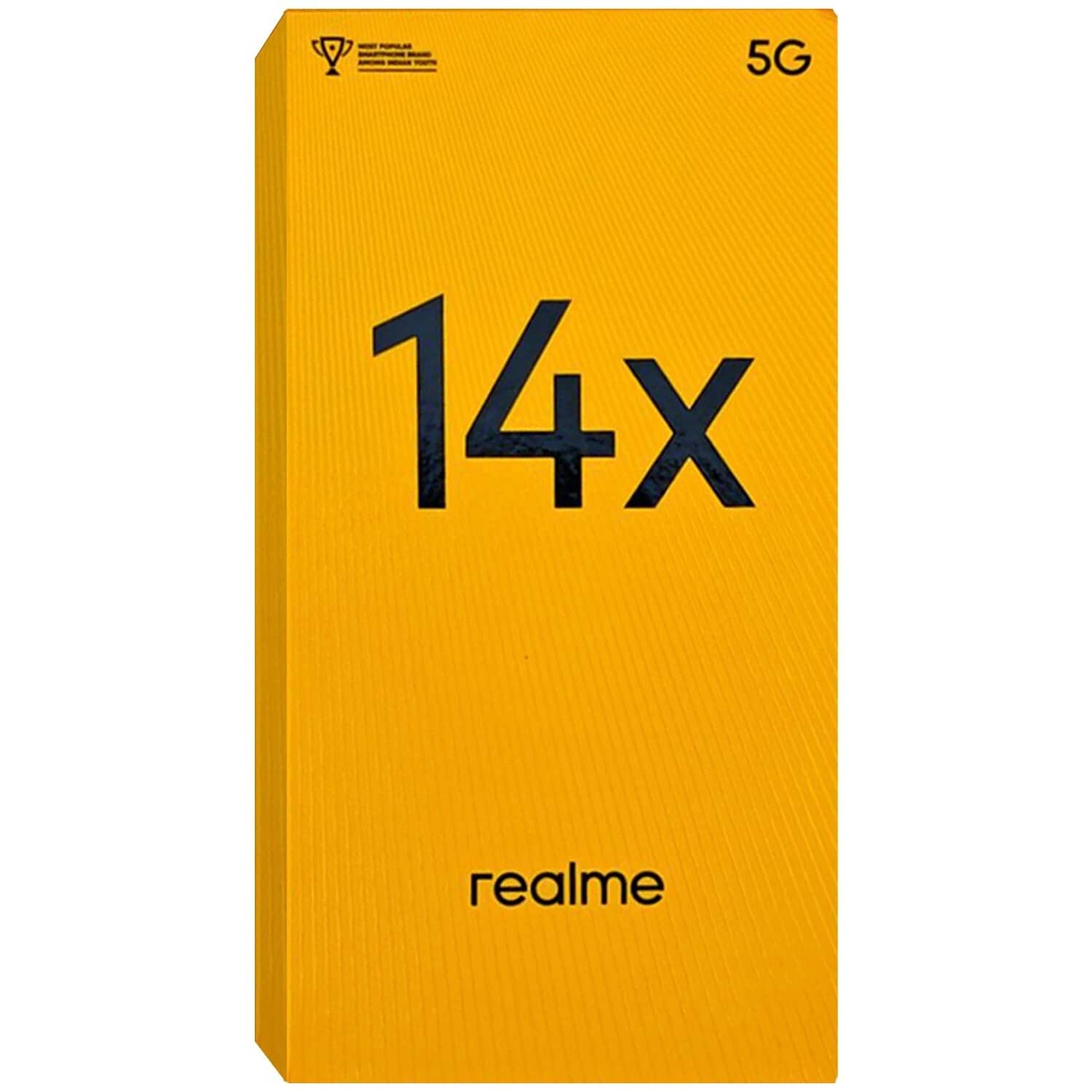 realme 14X Cell Phones Black 256GB Unlocked New